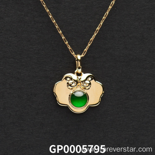 Wedding Green Jadeite Pendant